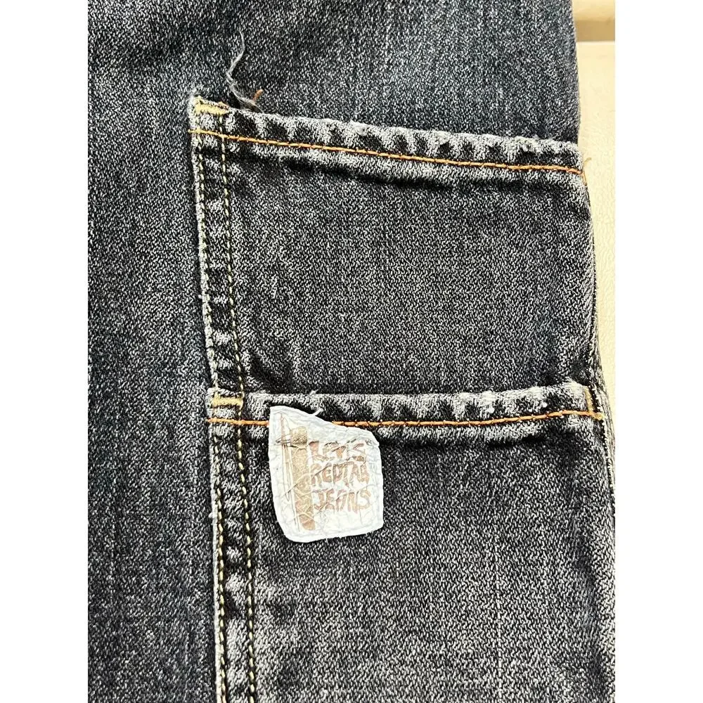 Vintage Levi's‎ Carpenter Jeans W32 Vintage Y2K Cropped Wide Leg Workwear Denim